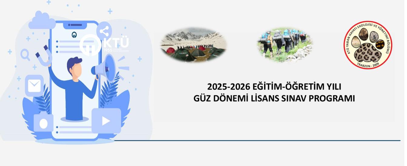 2025-2026 Güz Dönemi Sınav Programı