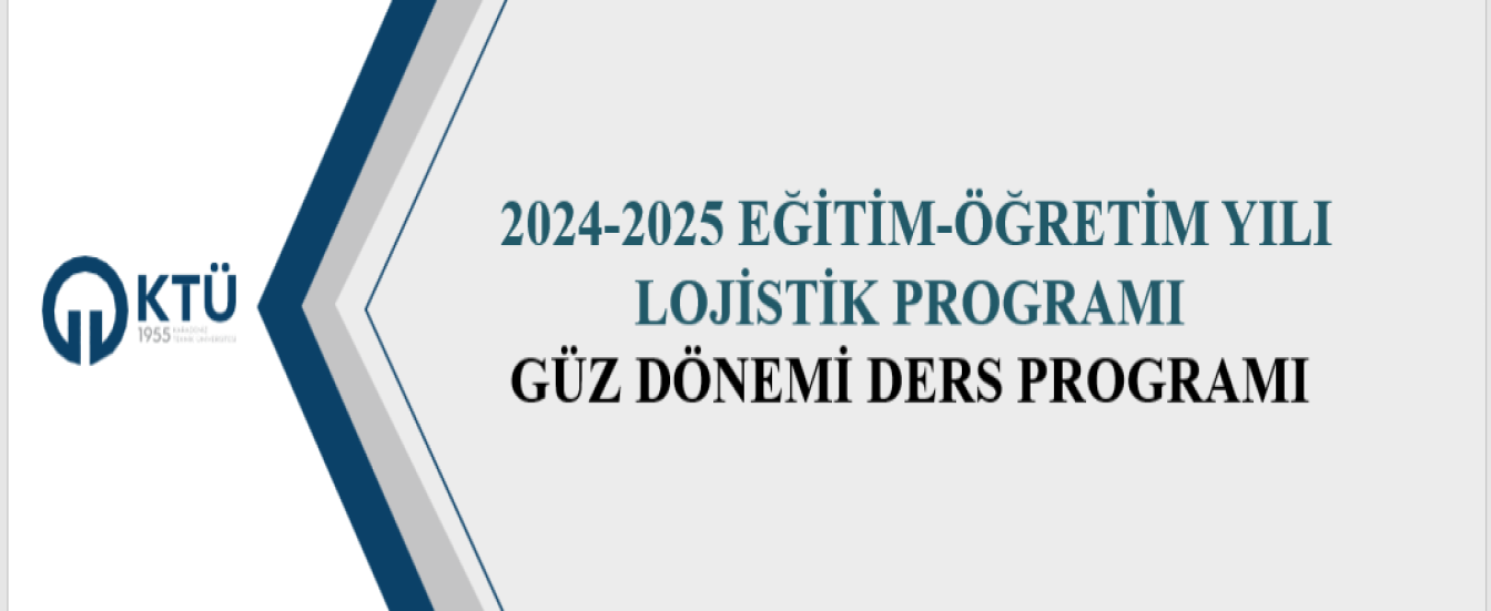 2024-2025 DERS PROGRAMI GÜZ