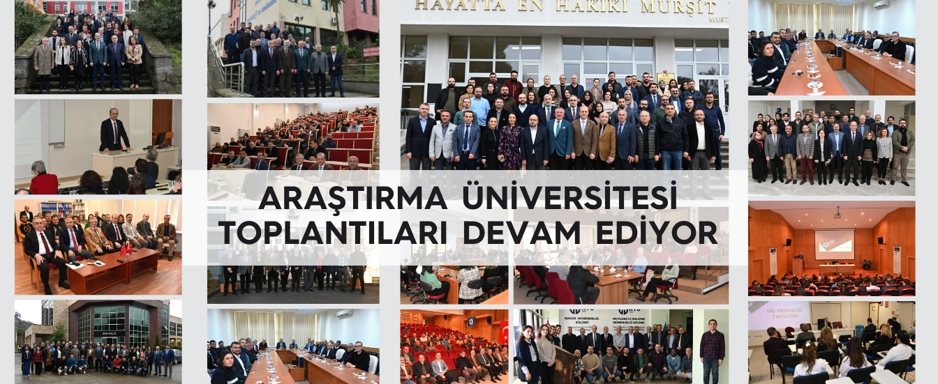 Araştırma Üniversitesi Toplantıları Devam Ediyor