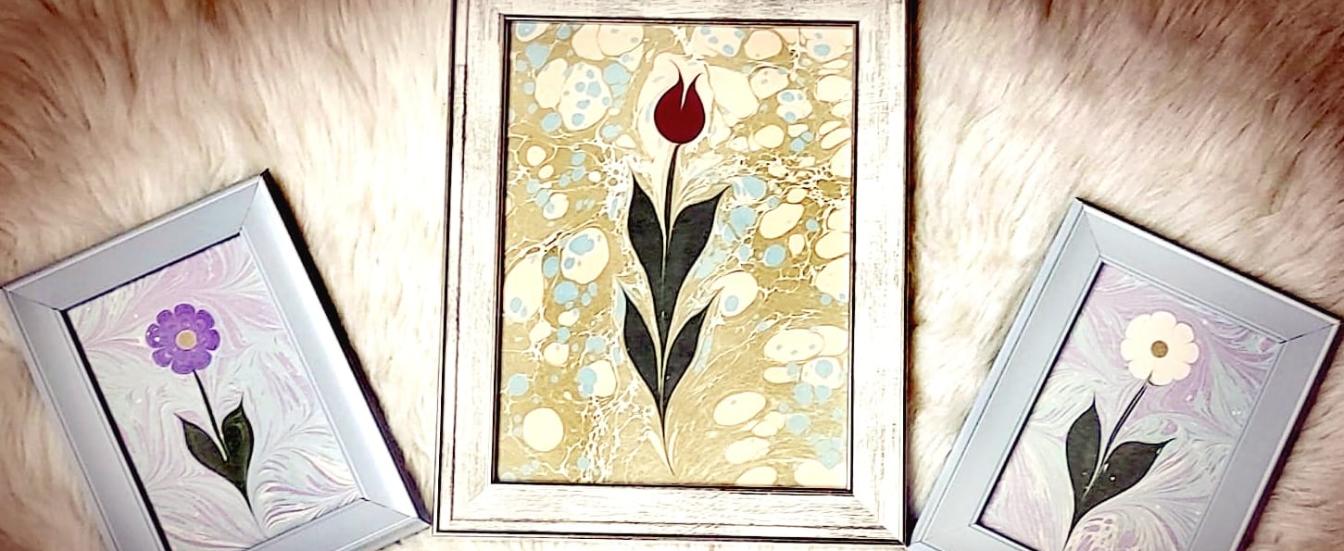 ebru dersinden