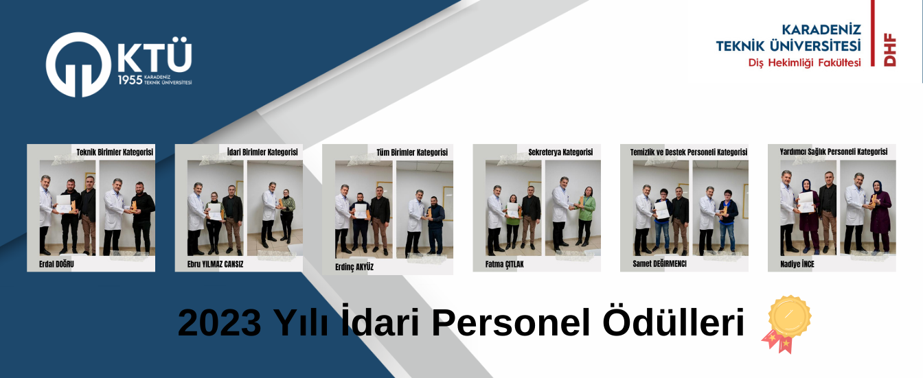 2023 Yılı İdari Personel Ödülleri