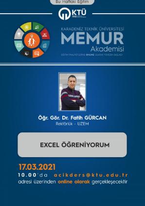 Excel Öğreniyorum