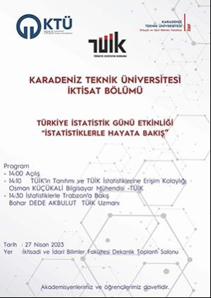 Türkiye İstatistik Günü Etkinliği
'İstatistiklerle Hayata Bakış'