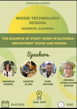 OEM Seminer Serisi - The Example of Study Work in Slovenia - Department Wood and Design