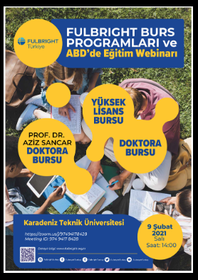 FULBRIGHT BURS PROGRAMLARI ve ABD'de Eğitim Webinarı
