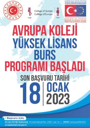 Avrupa Koleji Yüksek Lisans Burs Programı