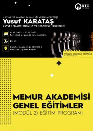 Devlet Malını Koruma ve Tasarruf Tedbirleri Eğitimi