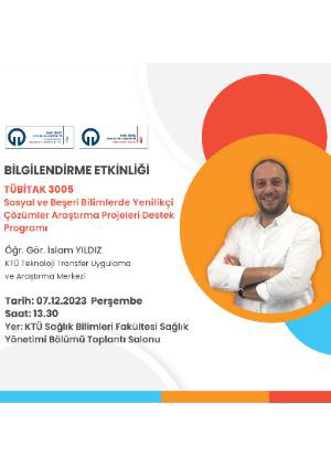 TÜBİTAK 3005 Bilgilendirme Etkinliği