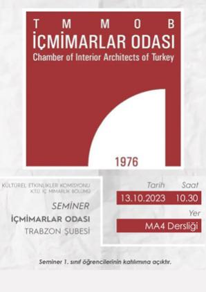 İçmimarlar Odası Semineri