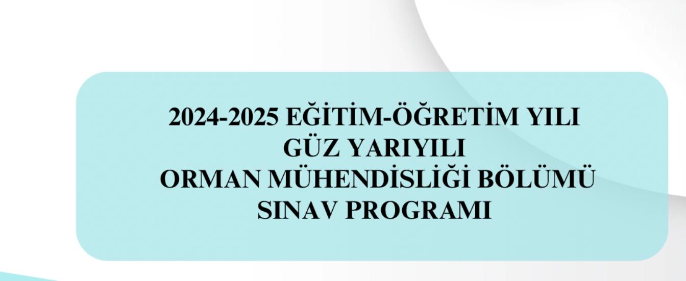 2024Güz-Sınav Programı