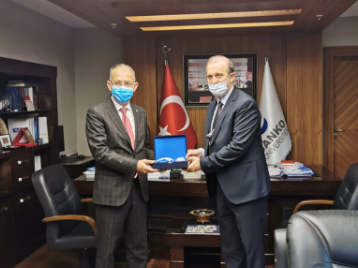Rektörümüzden Sanko Üniversitesine Ziyaret