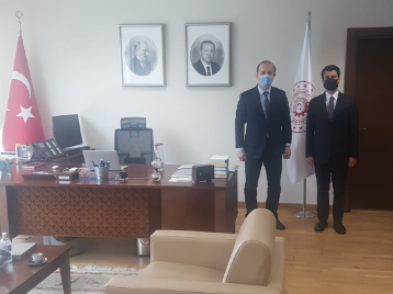 Rektörümüz, T.C. Sanayi ve Teknoloji Bakanlığı Ar-Ge Teşvikleri Genel Müdürü M. Bilal MACİTi Ziyaret Etti