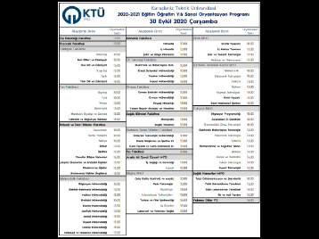 Oryantasyon: 1. Sınıf Öğrencileri İçin 30 Eylül 2020 Tarihinde Oryantasyon Eğitimi Gerçekleştirildi