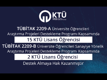 Öğrencilerimiz, TÜBİTAK 2209-A ve 2209-B Programı Kapsamında Destek Almaya Hak Kazandı