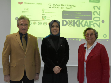 Trabzon Milletvekili Bahar AYVAZOĞLU, Üniversitemiz Kariyer Geliştirme Uygulama ve Araştırma Merkezini Ziyaret Etti