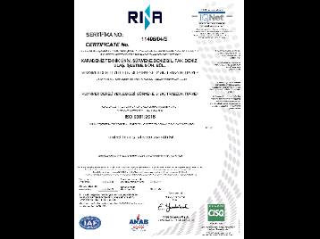 Sürmene Deniz Bilimleri Fakültesi'ne, RINA'dan Tam Not