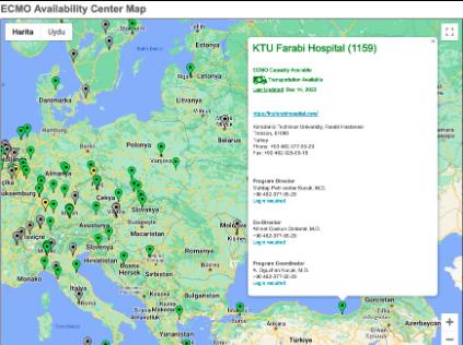 KTÜ Farabi Hastanesi ECMO Tedavisinde Avrupa'da Seçilmiş İki Merkezden Biri