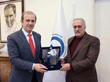 Birlik Vakfı Ankara Şubesi Başkanı, Rektörümüzü Ziyaret Etti